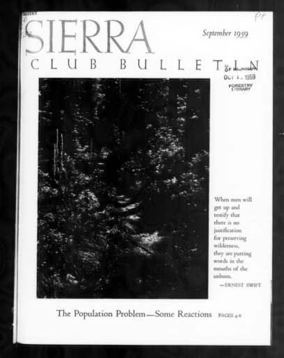 Sierra Club Bulletin 1959 Vol 44 No 6 September thumbnail
